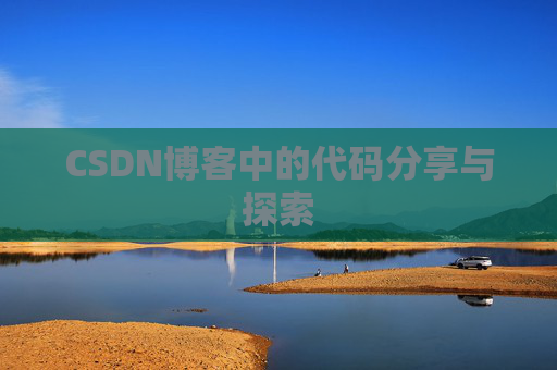 CSDN博客中的代码分享与探索 CSDN博客中的代码分享与探索